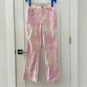 Vintage Jeanology Newport News Jeans Artsy Ombre Multicolor Vintage Y2K Size 6